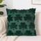 St Patricks Day Pillow Covers 18x18 Set of 2, Green Shamrock Plush Pillow Cases for Living Room Sofa Cushion Outdoor Indoor Holiday Home Decor